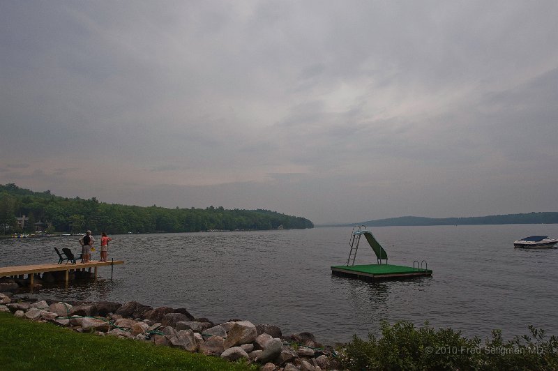 20100805_143807 Nikon D3.jpg - Camp on Ledges Road.   This was Stephen King's home in the 1970s.  There are stunning views here from the west shore of Long Lake